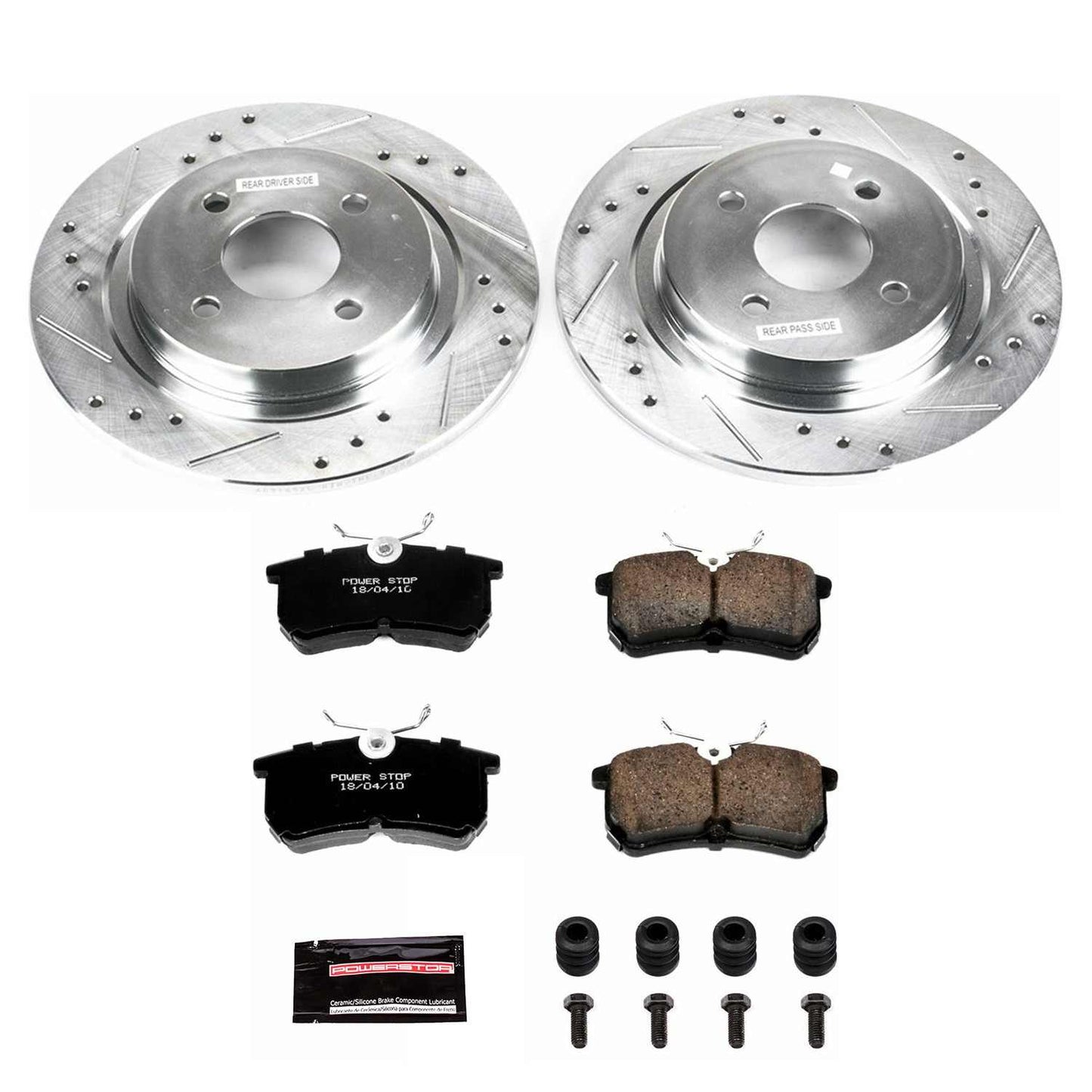 PowerStop Power Stop 02-04 Ford Focus Rear Z23 Evolution Sport Brake Kit K1376