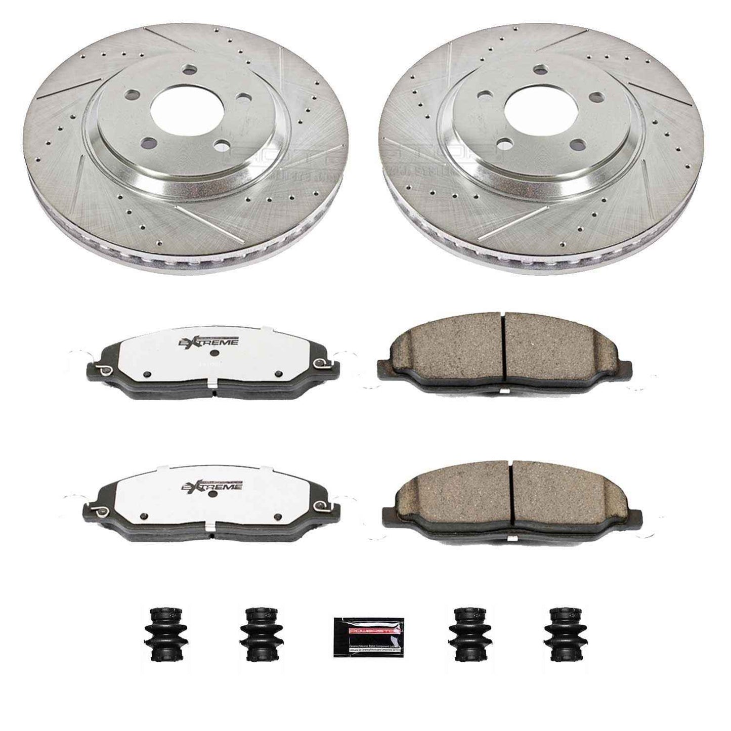 PowerStop Power Stop 05-10 Ford Mustang Front Z26 Street Warrior Brake Kit K1380-26
