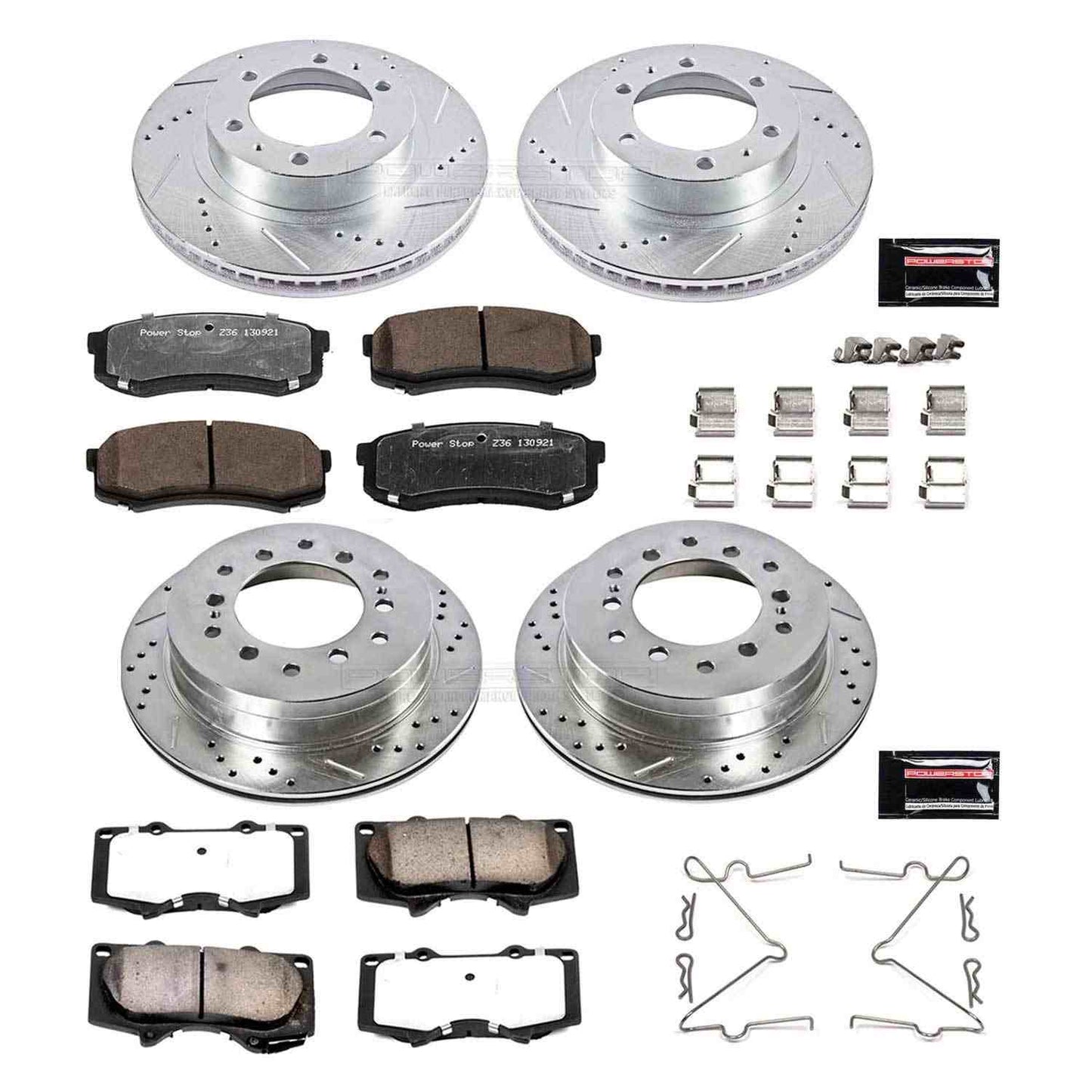 PowerStop Power Stop 03-09 Toyota 4Runner Front & Rear Z36 Truck & Tow Brake Kit K138-36