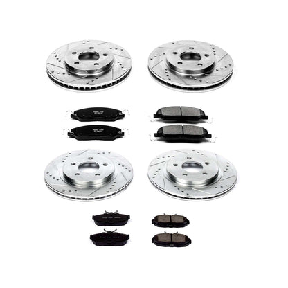PowerStop Power Stop 05-10 Ford Mustang Front & Rear Z23 Evolution Sport Brake Kit K1383