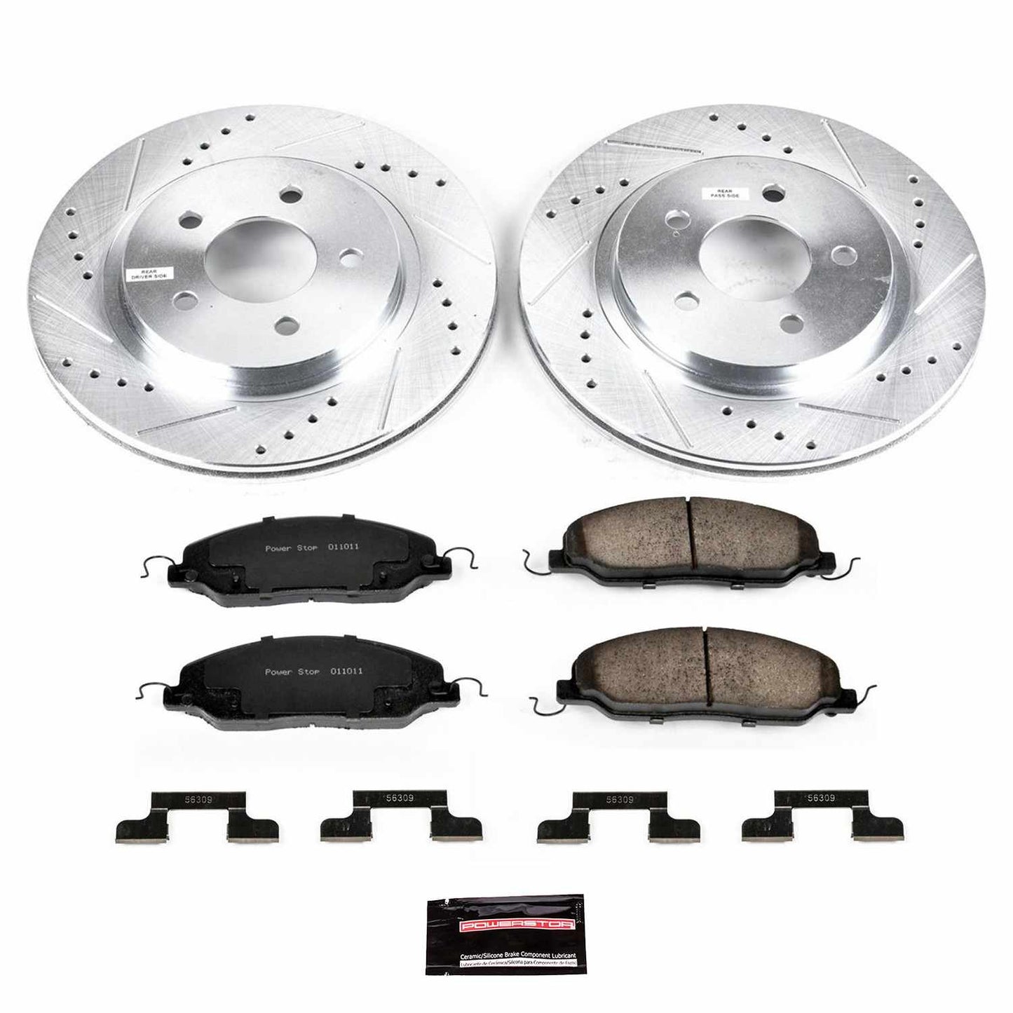 PowerStop Power Stop 05-11 Ford Mustang Rear Z23 Evolution Sport Brake Kit K1384
