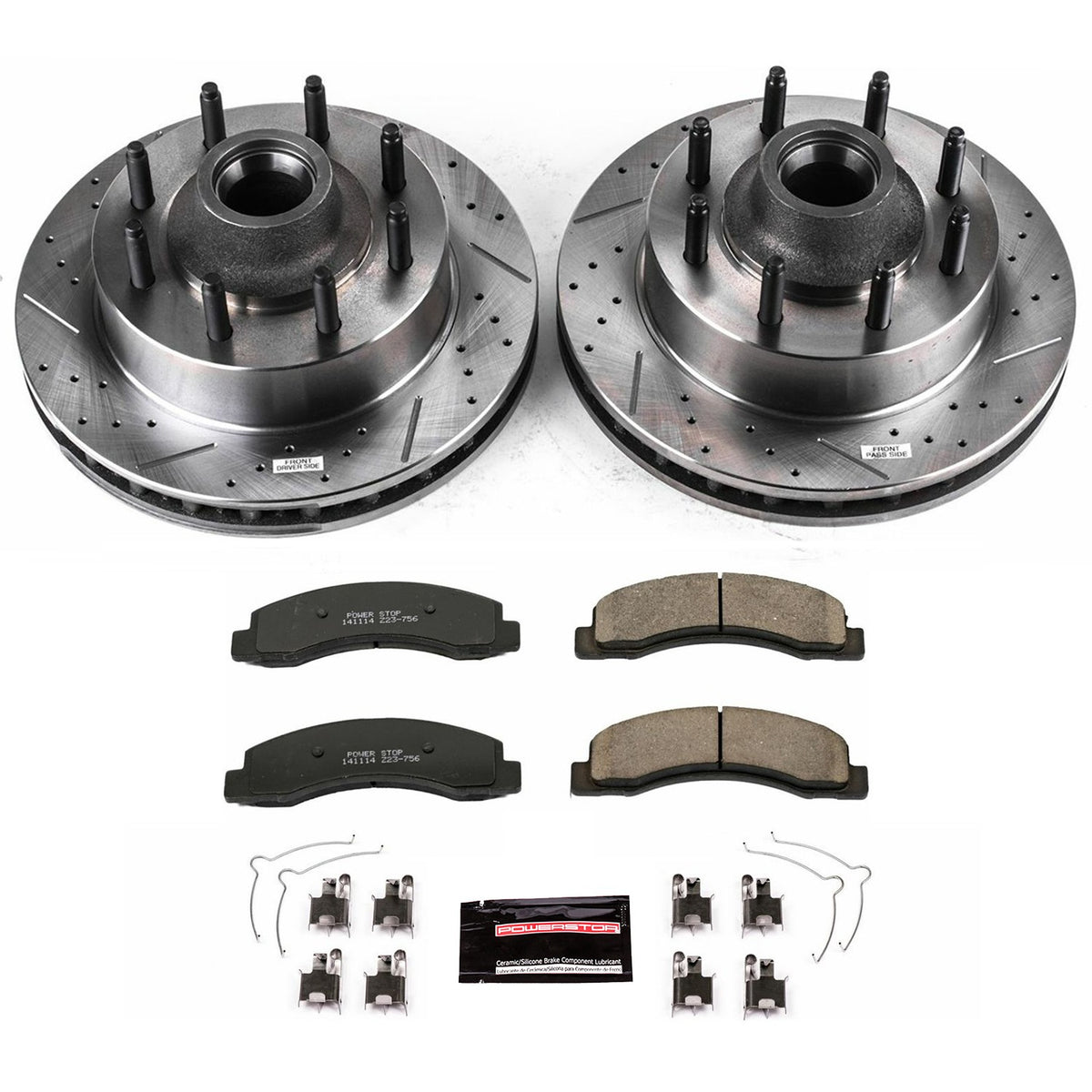 PowerStop Power Stop 03-05 Ford Excursion Front Z23 Evolution Sport Brake Kit K1392