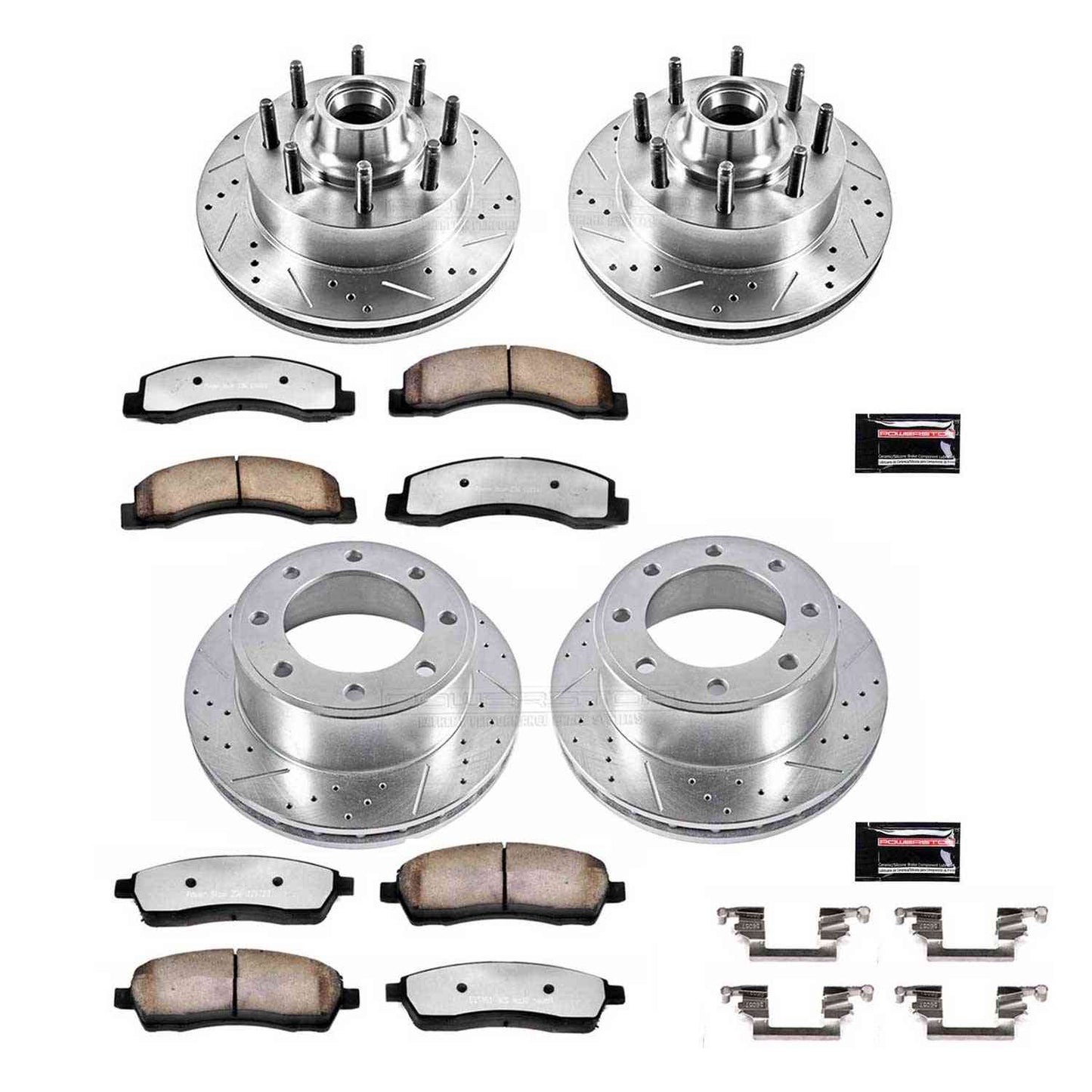 PowerStop Power Stop 03-05 Ford Excursion Front & Rear Z36 Truck & Tow Brake Kit K1393-36