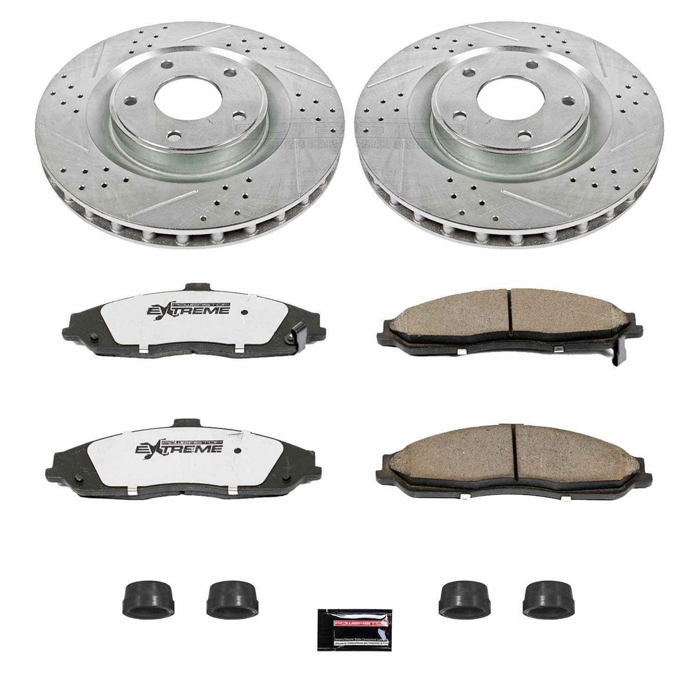 PowerStop Power Stop 05-07 Cadillac XLR Front Z26 Street Warrior Brake Kit K1417-26