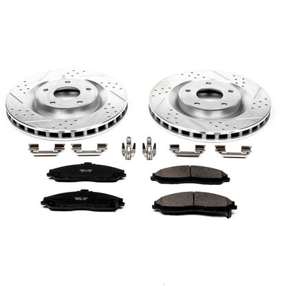 PowerStop Power Stop 05-07 Cadillac XLR Front Z23 Evolution Sport Brake Kit K1417