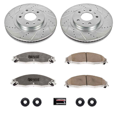 PowerStop Power Stop 03-07 Cadillac CTS Front Z26 Street Warrior Brake Kit K1419-26