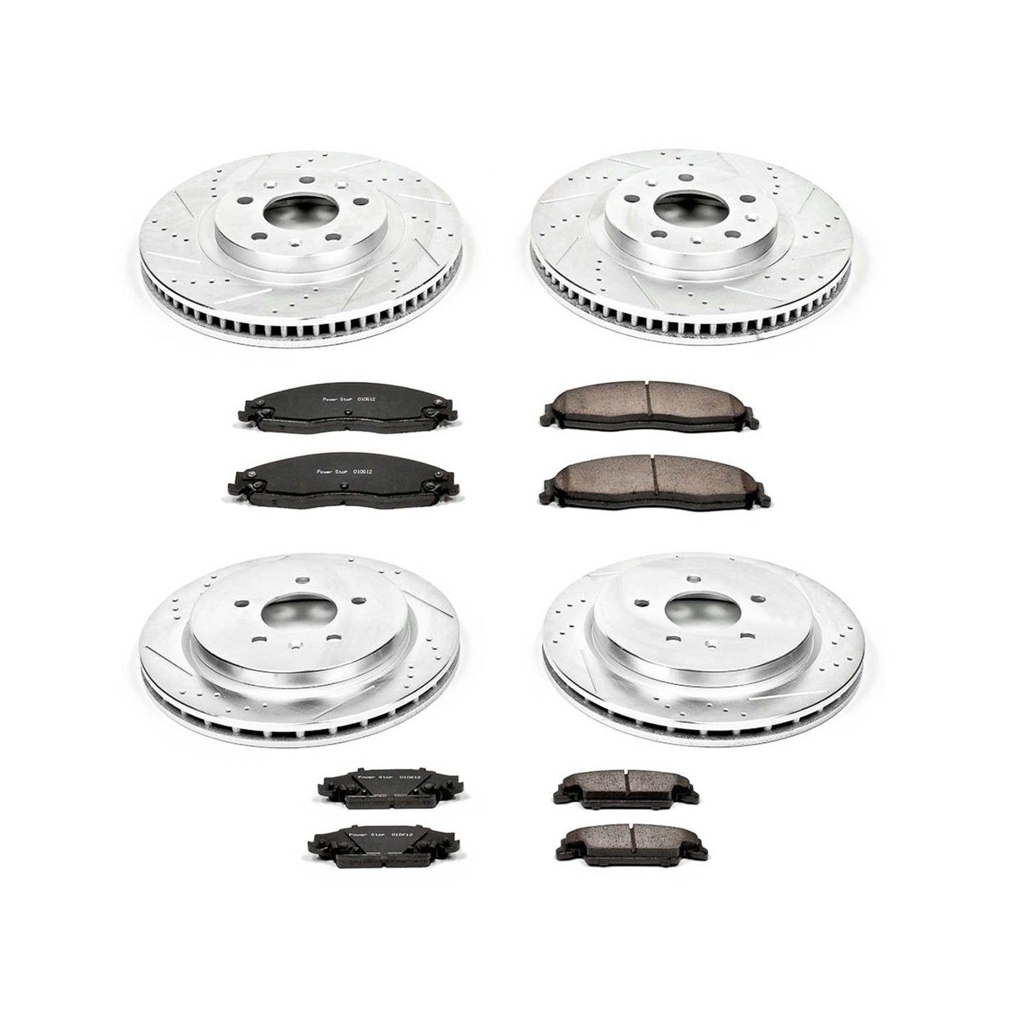 PowerStop Power Stop 03-07 Cadillac CTS Front & Rear Z23 Evolution Sport Brake Kit K1420