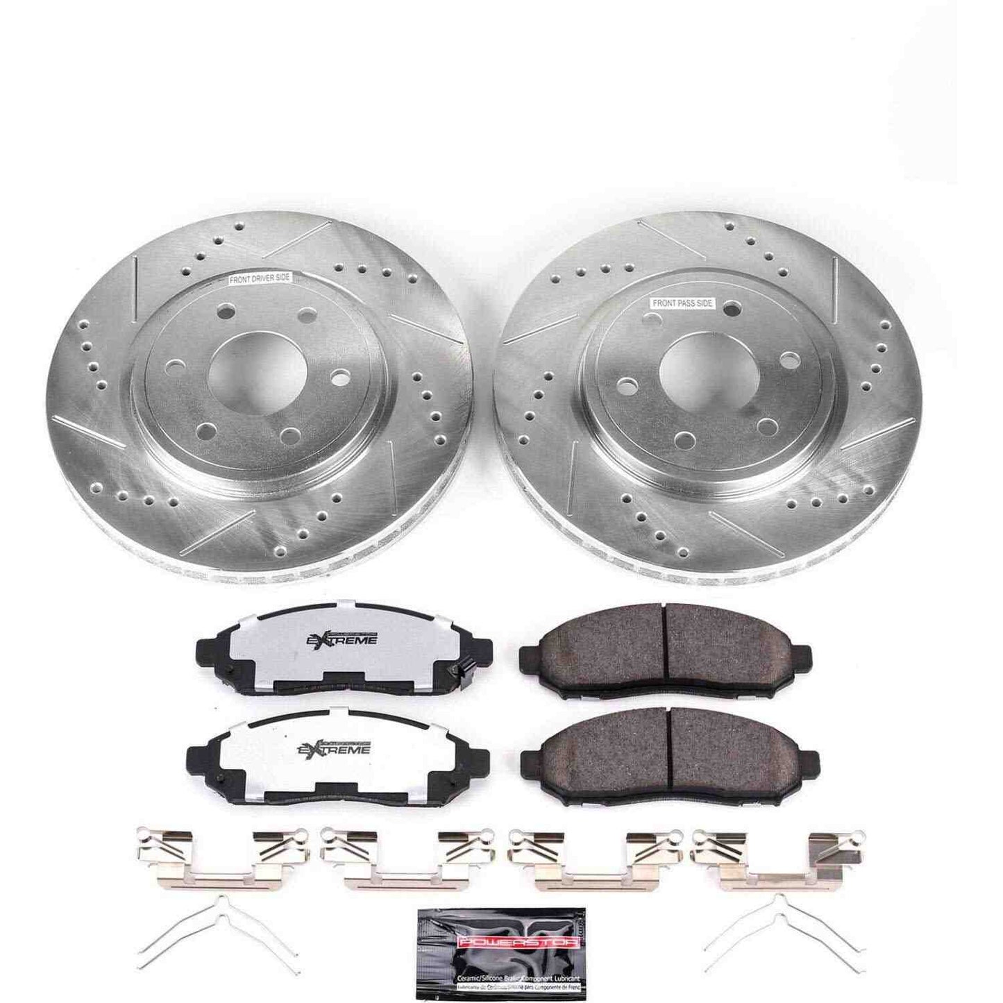 PowerStop Power Stop 05-18 Nissan Frontier Front Z36 Truck & Tow Brake Kit K142-36