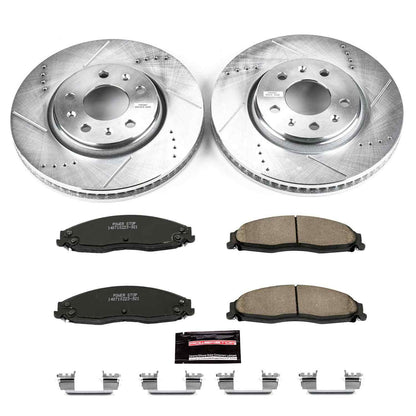 PowerStop Power Stop 03-05 Cadillac CTS Front Z23 Evolution Sport Brake Kit K1423