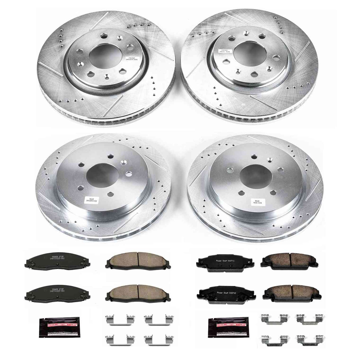 PowerStop Power Stop 03-05 Cadillac CTS Front & Rear Z23 Evolution Sport Brake Kit K1424