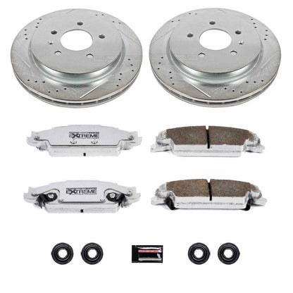 PowerStop Power Stop 03-07 Cadillac CTS Rear Z26 Street Warrior Brake Kit K1425-26