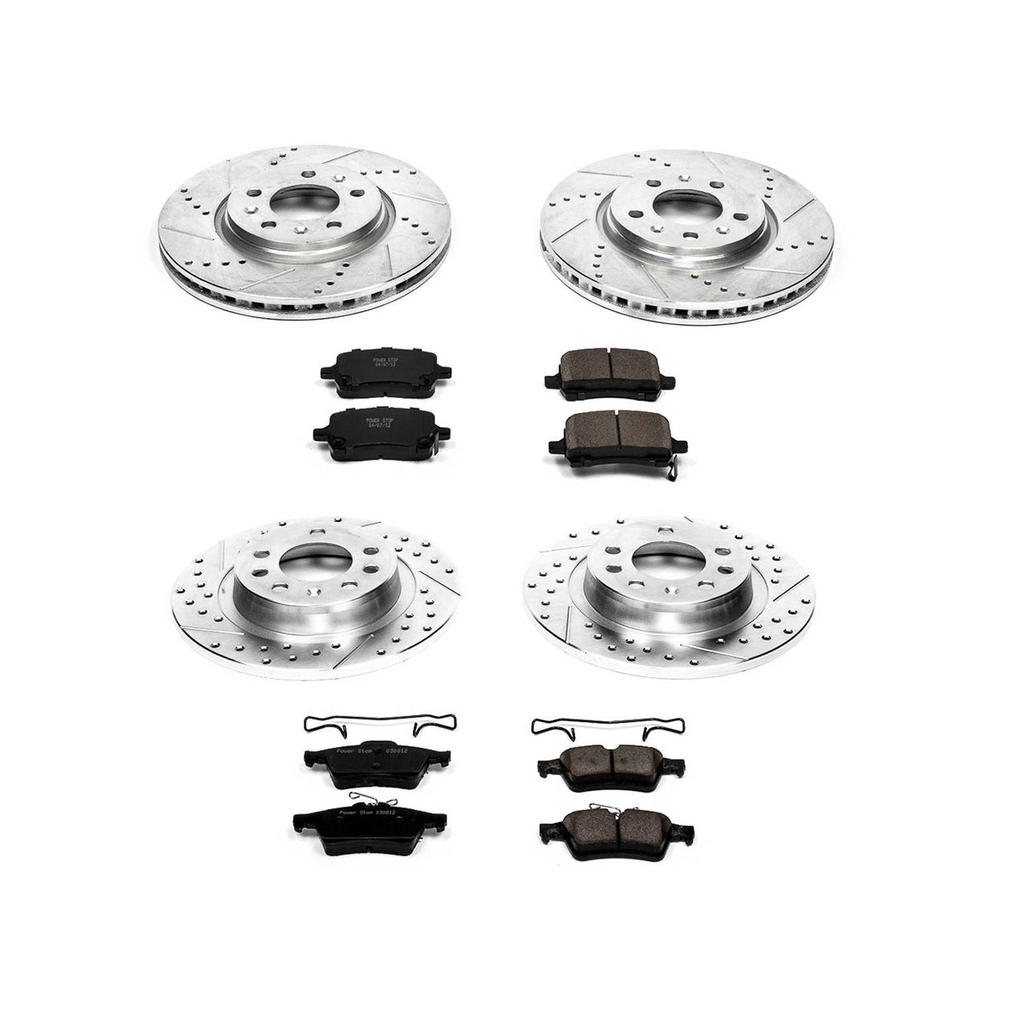 PowerStop Power Stop 06-09 Pontiac Solstice Front & Rear Z23 Evolution Sport Brake Kit K1434