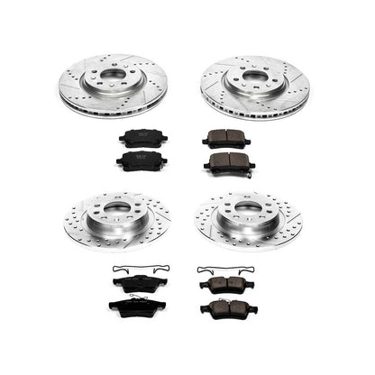 PowerStop Power Stop 06-09 Pontiac Solstice Front & Rear Z23 Evolution Sport Brake Kit K1434