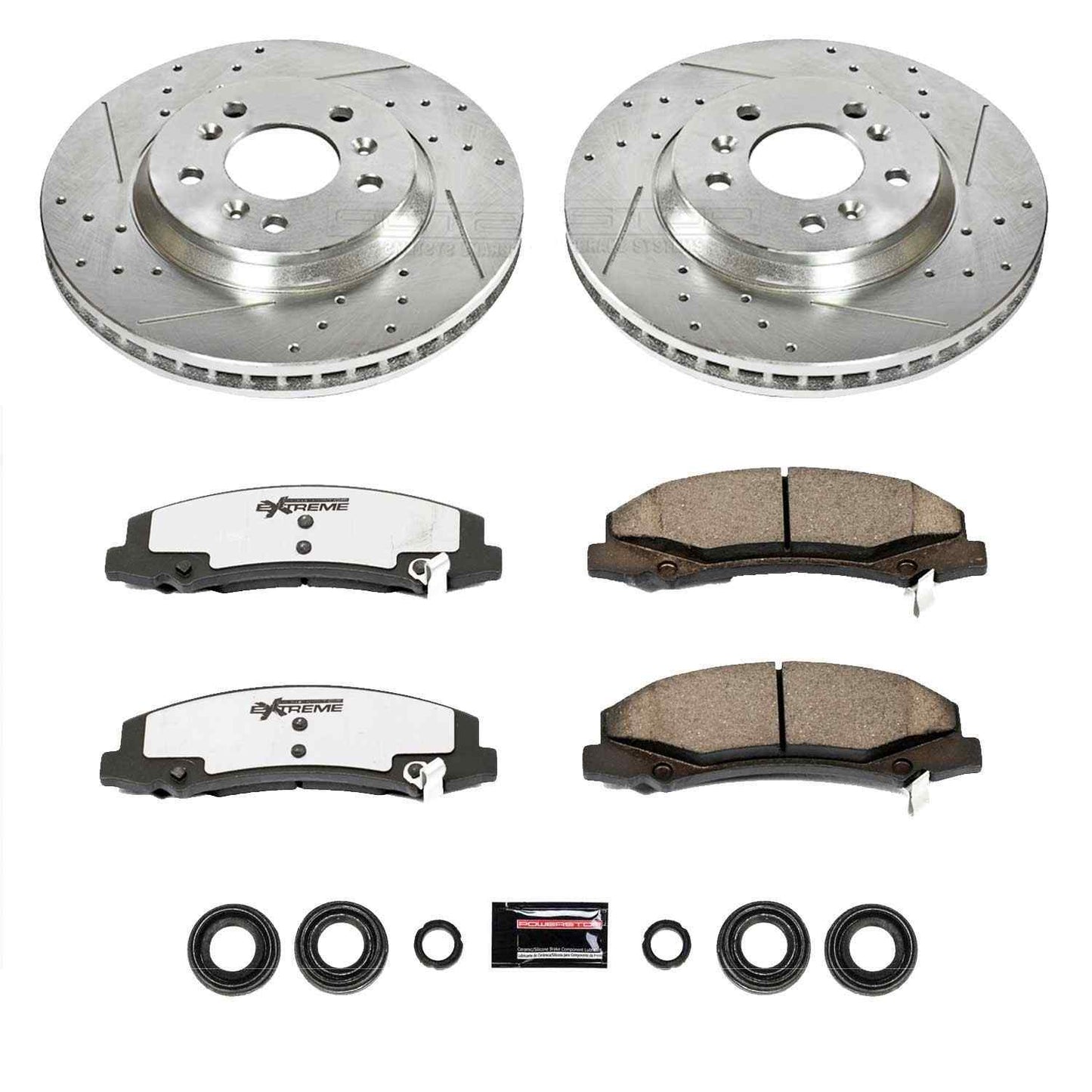 PowerStop Power Stop 06-11 Buick Lucerne Front Z26 Street Warrior Brake Kit K1437-26