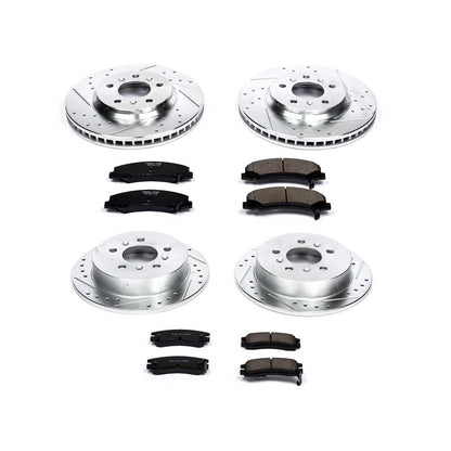 PowerStop Power Stop 06-10 Chevrolet Impala Front & Rear Z23 Evolution Sport Brake Kit K1438