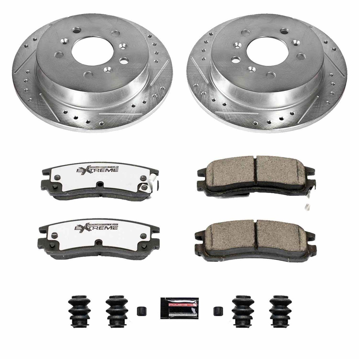 PowerStop Power Stop 08-09 Buick Allure Rear Z26 Street Warrior Brake Kit K1440-26