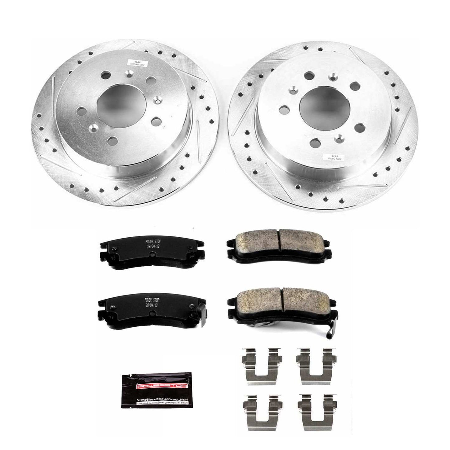 PowerStop Power Stop 08-09 Buick Allure Rear Z23 Evolution Sport Brake Kit K1440