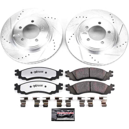 PowerStop Power Stop 06-10 Ford Explorer Front Z36 Truck & Tow Brake Kit K1441-36