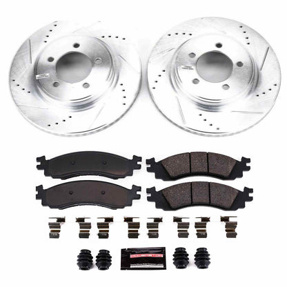 PowerStop Power Stop 06-10 Ford Explorer Front Z23 Evolution Sport Brake Kit K1441