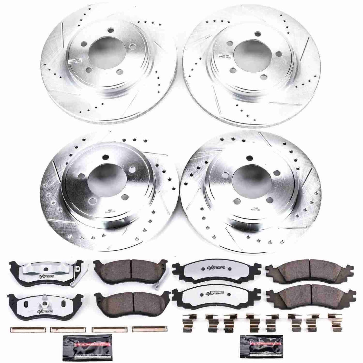 PowerStop Power Stop 06-10 Ford Explorer Front & Rear Z36 Truck & Tow Brake Kit K1443-36
