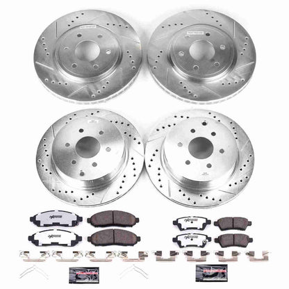 PowerStop Power Stop 05-12 Nissan Pathfinder Front & Rear Z36 Truck & Tow Brake Kit K144-36