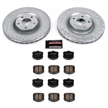 PowerStop Power Stop 06-13 Chevrolet Corvette Front Z23 Evolution Sport Brake Kit K1444