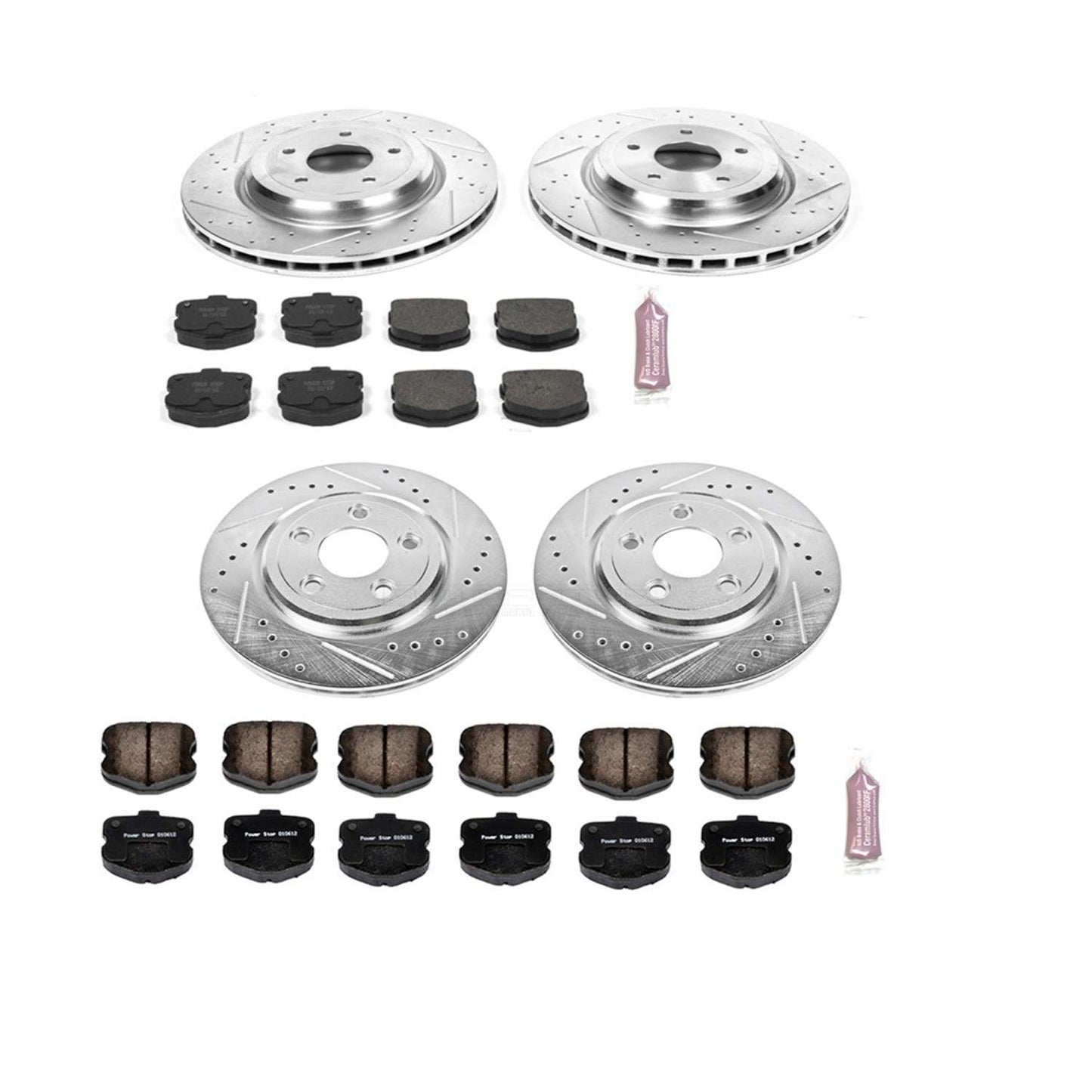 PowerStop Power Stop 06-13 Chevrolet Corvette Front & Rear Z23 Evolution Sport Brake Kit K1445