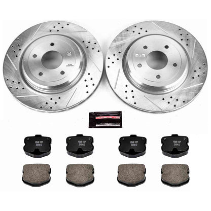 PowerStop Power Stop 06-13 Chevrolet Corvette Rear Z23 Evolution Sport Brake Kit K1446