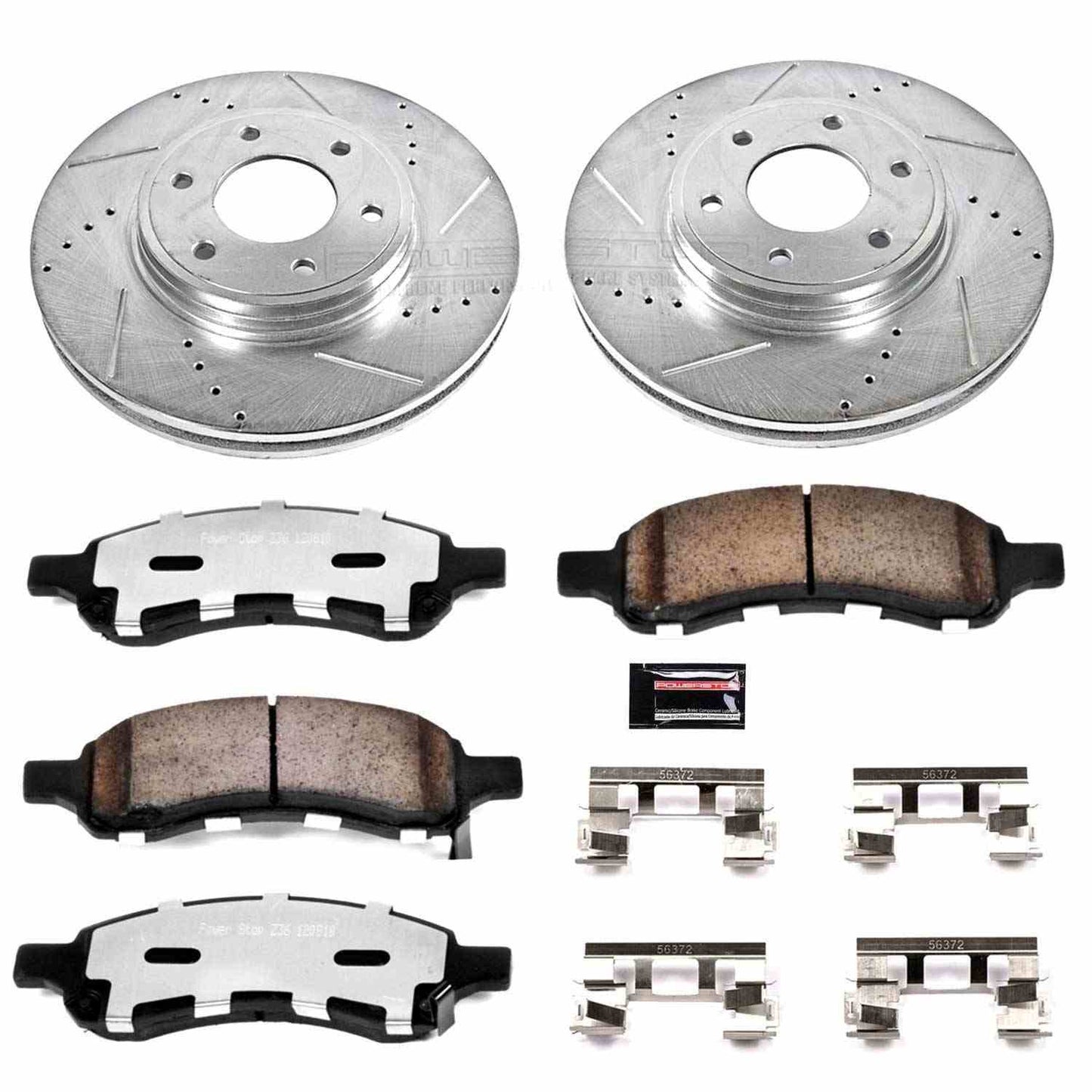 PowerStop Power Stop 06-09 Chevrolet Trailblazer Front Z36 Truck & Tow Brake Kit K1453-36