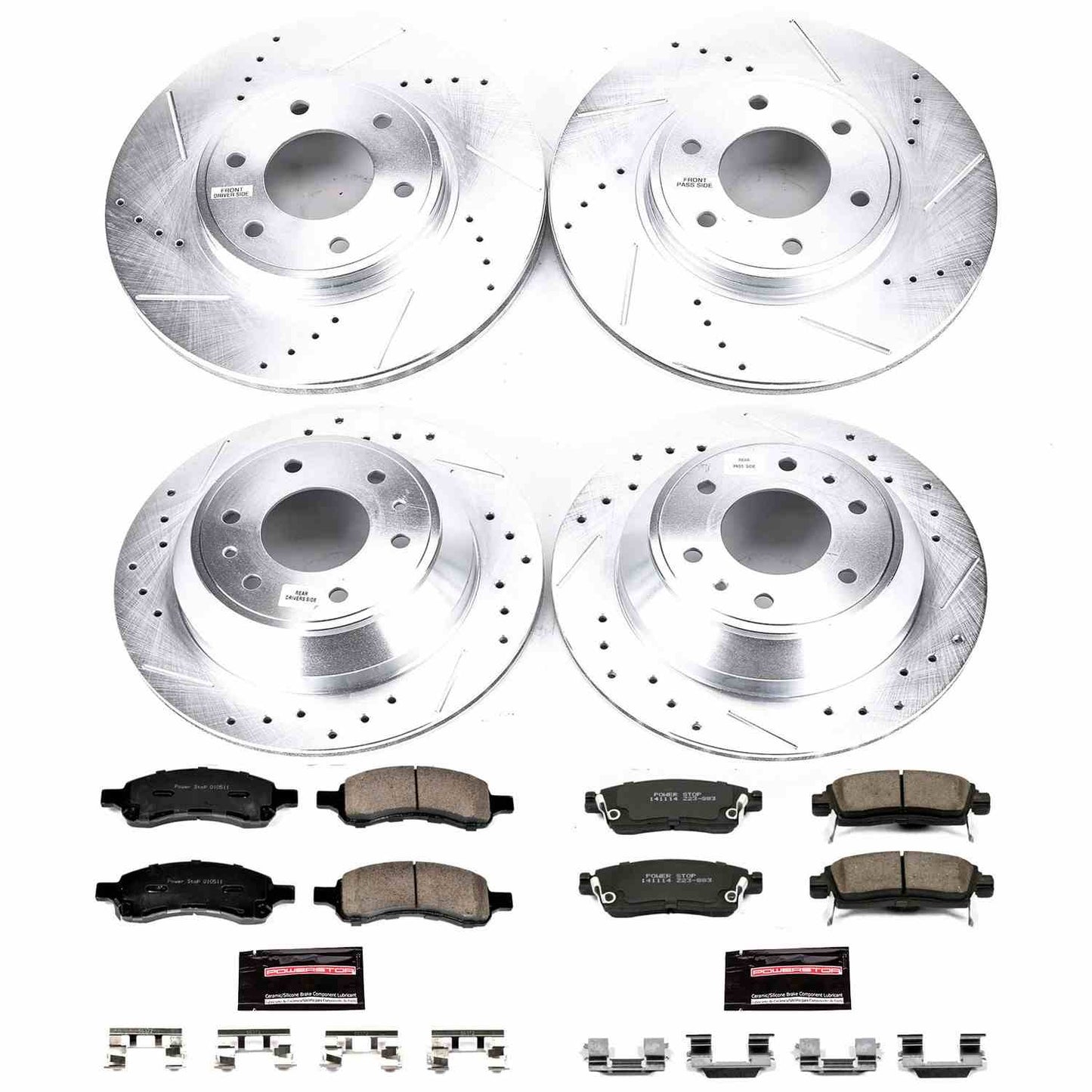 PowerStop Power Stop 06-09 Chevrolet Trailblazer Front & Rear Z23 Evolution Sport Brake Kit K1454