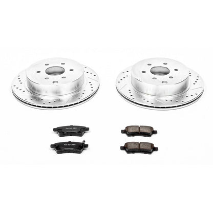 PowerStop Power Stop 05-12 Nissan Pathfinder Rear Z23 Evolution Sport Brake Kit K147