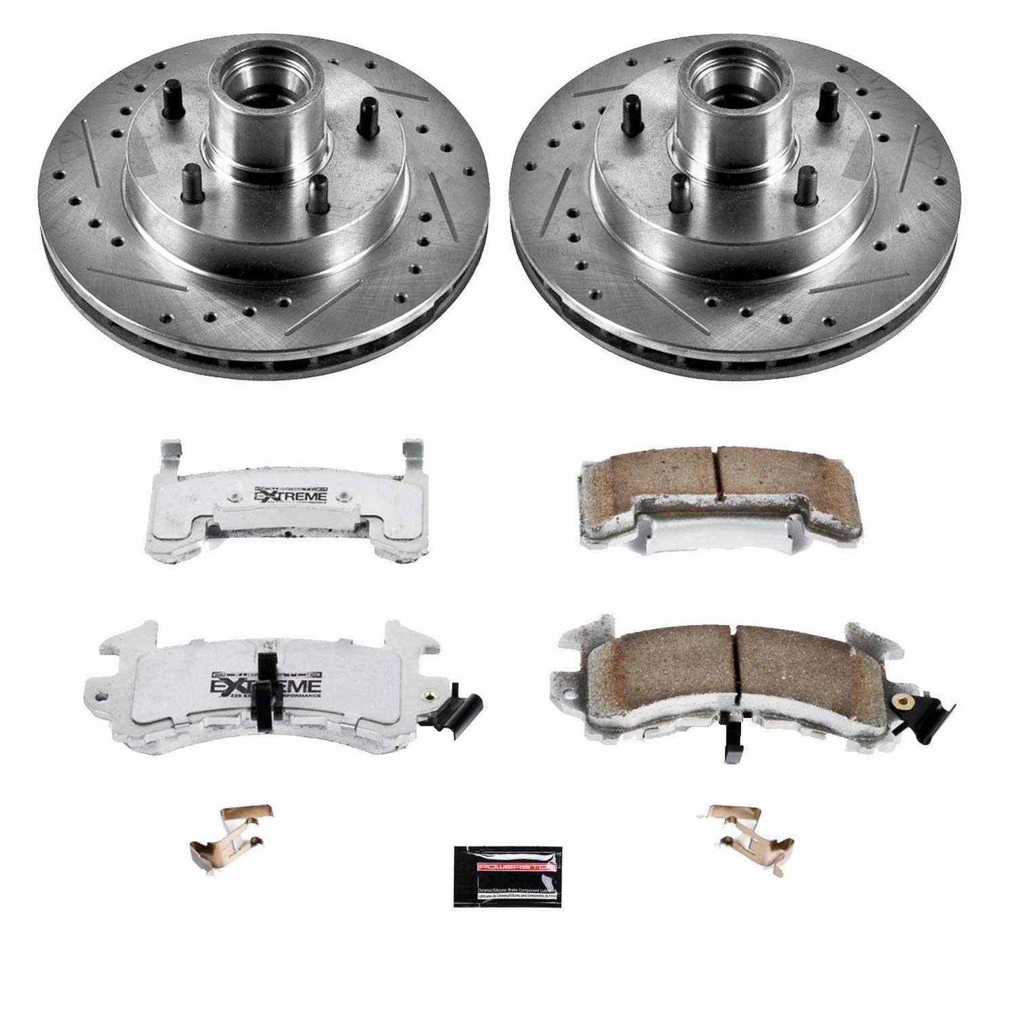 PowerStop Power Stop 79-81 Buick Century Front Z26 Street Warrior Brake Kit K1485-26