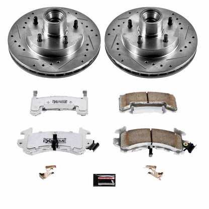 PowerStop Power Stop 79-81 Buick Century Front Z26 Street Warrior Brake Kit K1485-26
