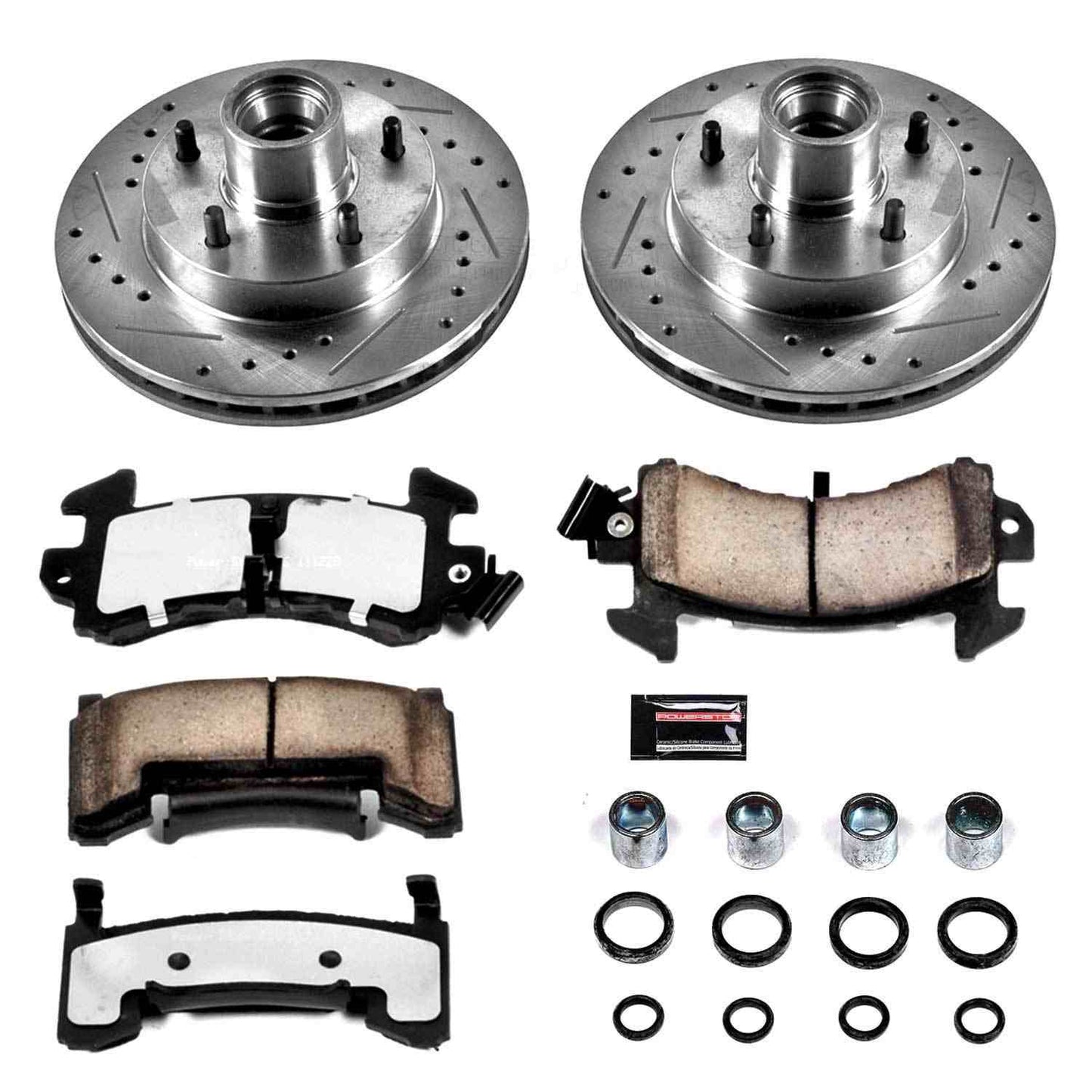 PowerStop Power Stop 79-81 Buick Century Front Z36 Truck & Tow Brake Kit K1485-36