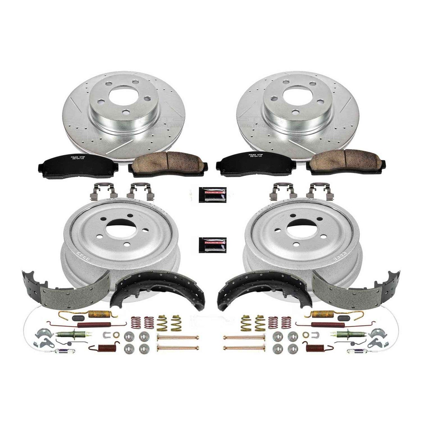 PowerStop Power Stop 03-09 Ford Ranger Front & Rear Z23 Evolution Sport Brake Kit K15005DK