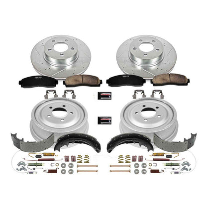 PowerStop Power Stop 03-09 Ford Ranger Front & Rear Z23 Evolution Sport Brake Kit K15005DK