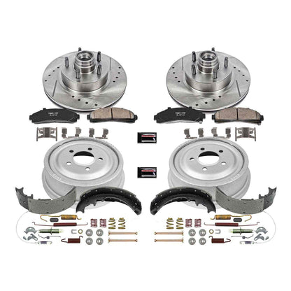 PowerStop Power Stop 98-02 Ford Ranger Front & Rear Z23 Evolution Sport Brake Kit K15006DK