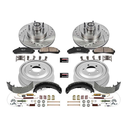 PowerStop Power Stop 98-02 Ford Ranger Front & Rear Z23 Evolution Sport Brake Kit K15006DK