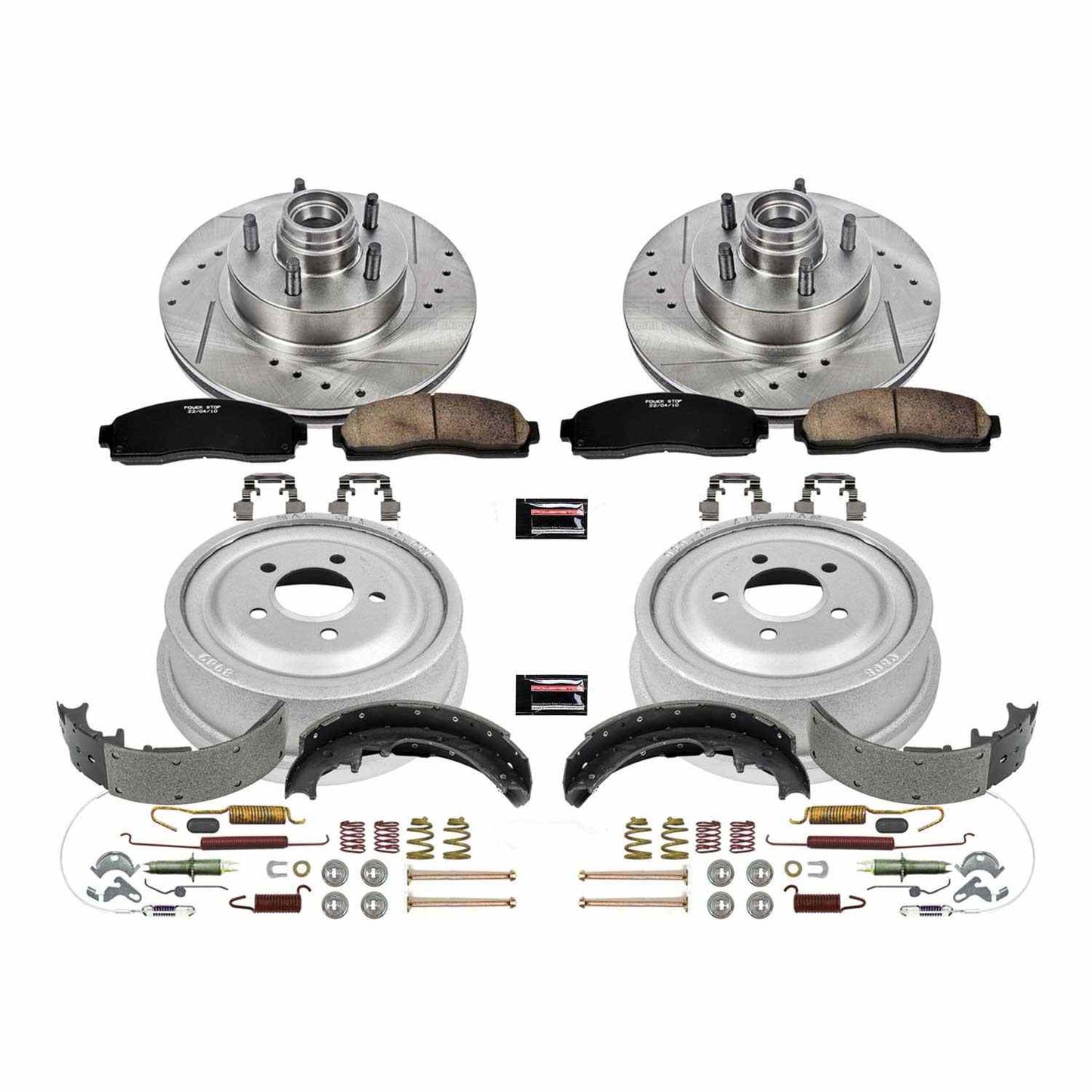 PowerStop Power Stop 03-09 Ford Ranger Front & Rear Z23 Evolution Sport Brake Kit K15009DK