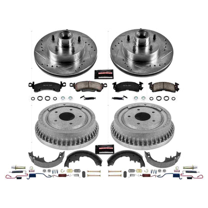 PowerStop Power Stop 1975 Buick Apollo Front & Rear Z23 Evolution Sport Brake Kit K15019DK