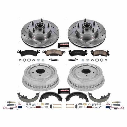 PowerStop Power Stop 73-74 Buick Apollo Front & Rear Z23 Evolution Sport Brake Kit K15022DK