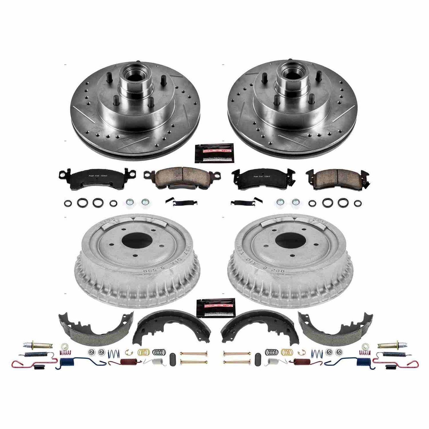 PowerStop Power Stop 1975 Buick Skylark Front & Rear Z23 Evolution Sport Brake Kit K15023DK