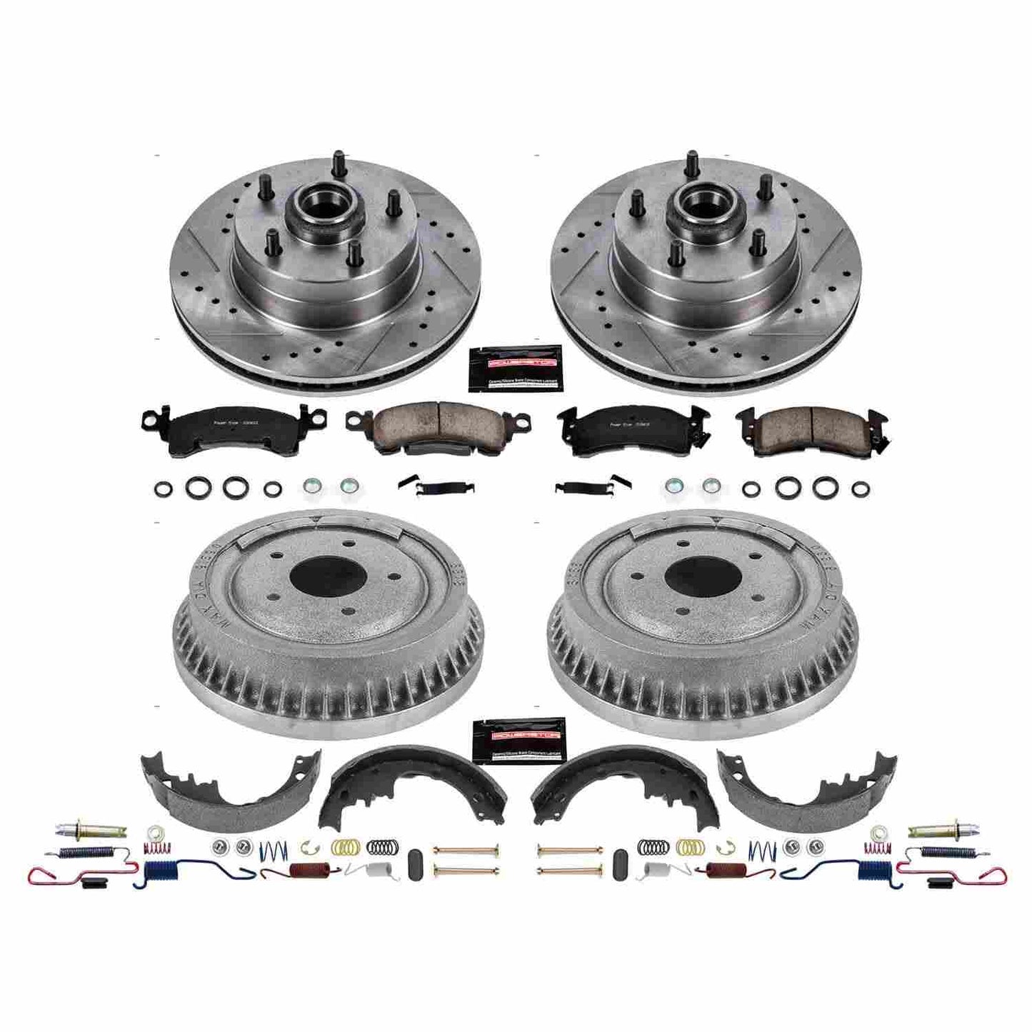 PowerStop Power Stop 70-72 Buick GS Front & Rear Z23 Evolution Sport Brake Kit K15024DK
