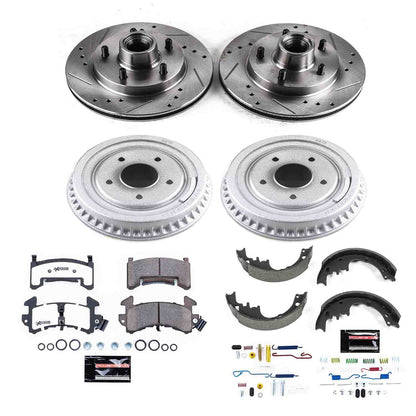 PowerStop Power Stop 87-88 Chevrolet LLV Front & Rear Z26 Street Warrior Brake Kit K15025DK-26