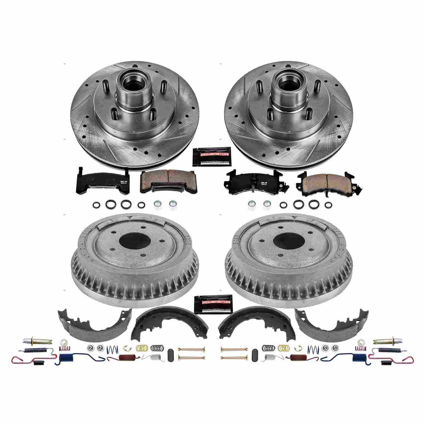 PowerStop Power Stop 87-88 Chevrolet LLV Front & Rear Z23 Evolution Sport Brake Kit K15025DK