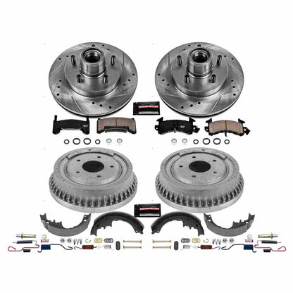 PowerStop Power Stop 87-88 Chevrolet LLV Front & Rear Z23 Evolution Sport Brake Kit K15025DK