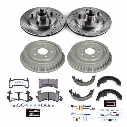 PowerStop Power Stop 87-91 Chevrolet LLV Front & Rear Z26 Street Warrior Brake Kit K15026DK-26