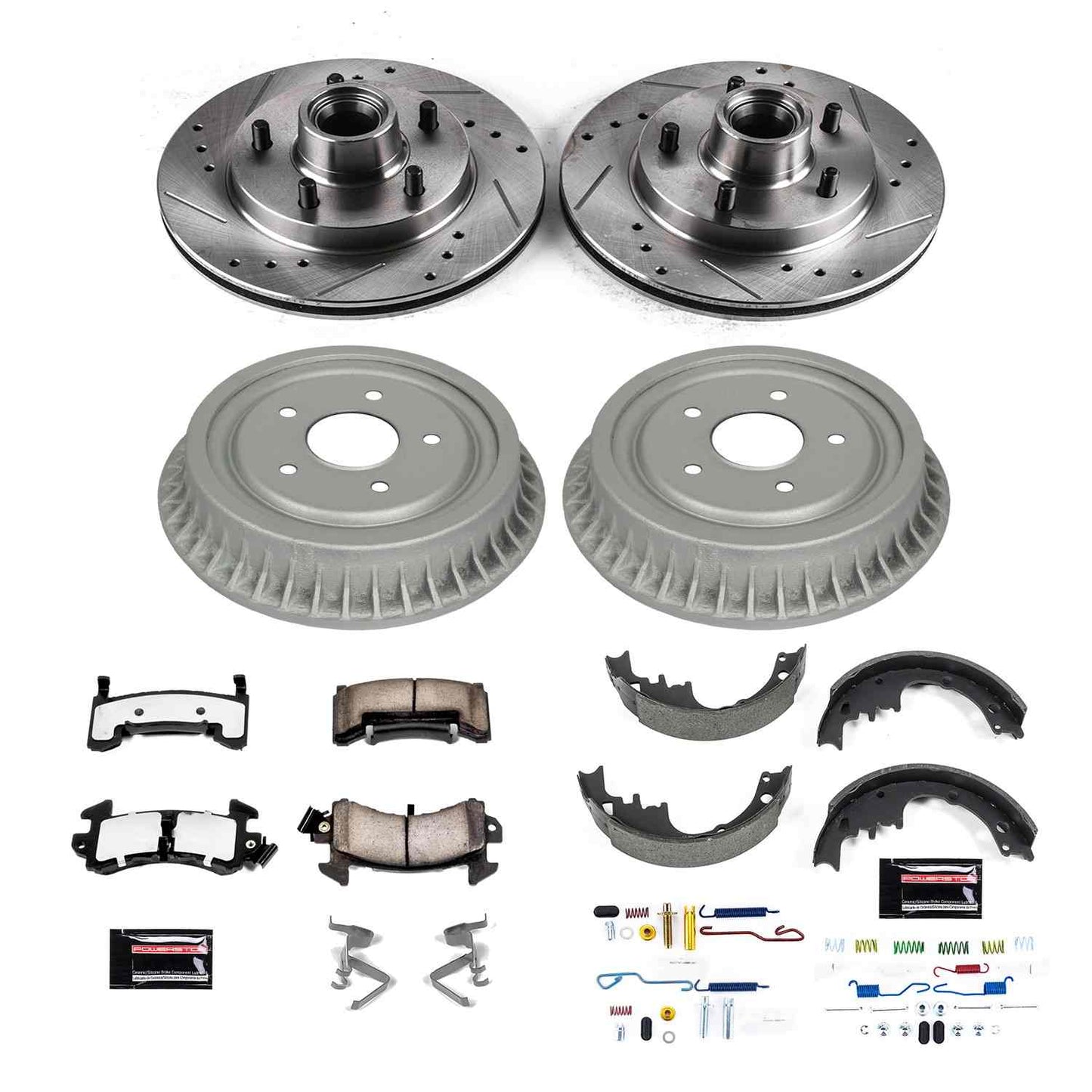 PowerStop Power Stop 87-91 Chevrolet LLV Front & Rear Z36 Truck & Tow Brake Kit K15026DK-36