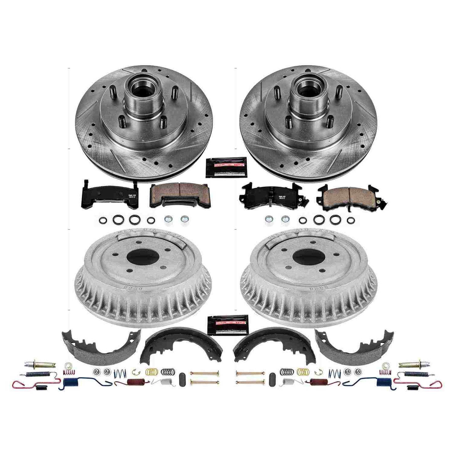 PowerStop Power Stop 87-91 Chevrolet LLV Front & Rear Z23 Evolution Sport Brake Kit K15026DK