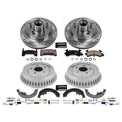 PowerStop Power Stop 87-91 Chevrolet LLV Front & Rear Z23 Evolution Sport Brake Kit K15026DK
